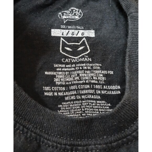 Funko POP Tees DC Comics CATWOMAN Jim Lee Collection T-Shirt Exclusive Large - Picture 4 of 4